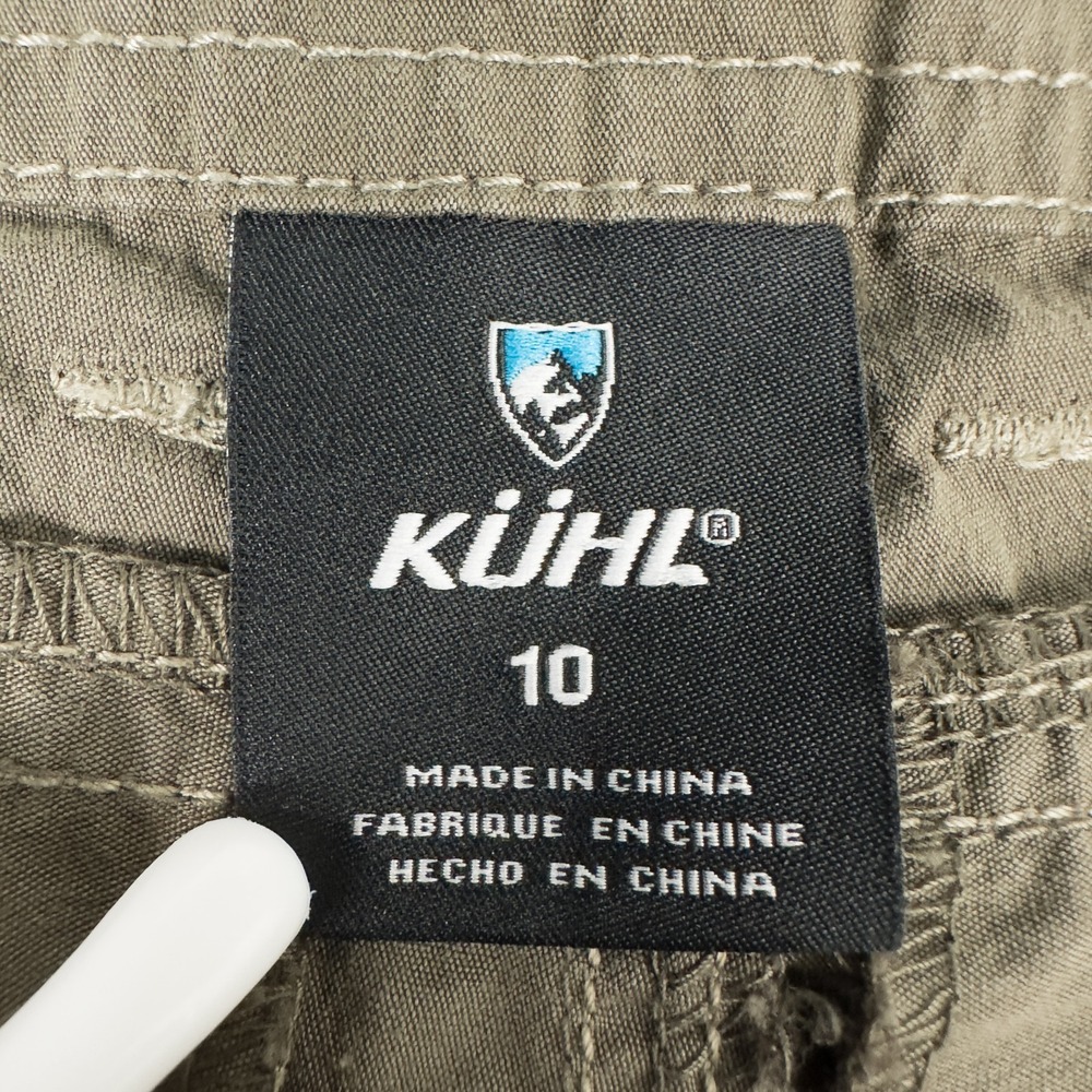 Kuhl Kontra Capri Shorts Womens 10 Roll Up Cargo Olive Green Outdoor Hiking - Picture 3 of 15